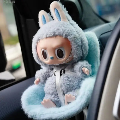Labubu 15-17cm Doll Safety Seat - Cute Car Decor