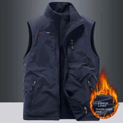 Work Vest Men Photography Clothing MAN Tactical Military Winter.