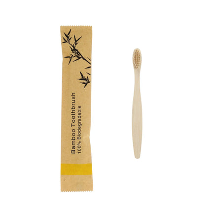 Kids’ Bamboo Toothbrushes with Soft Bristles, 15 or 30 Pack