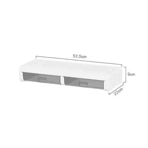 Desktop Computer Monitor Stand Raiser Multi-Function Storage Shelf 2