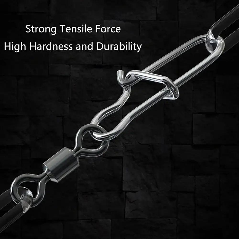 50 Pieces Set Fishing Connector Gear Kit 4-12