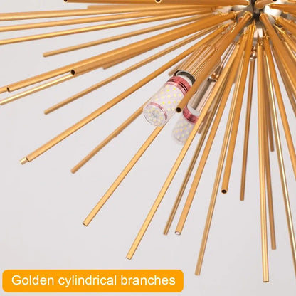 GreeLustr Gold Firework-Style LED Chandelier, 44 or 65 cm