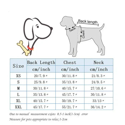 Summer Cotton Striped Vest for Small Dogs