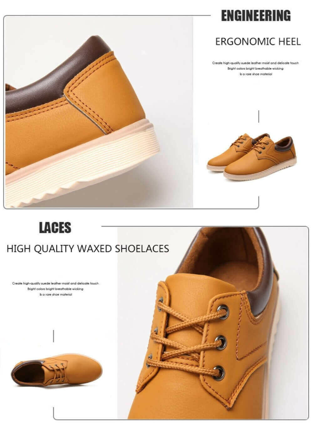 Mens Casual Flat Oxford Sneakers.