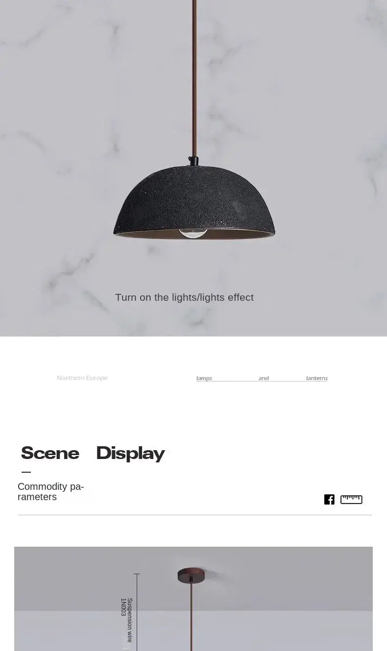 Textured Pendant Light for Dining Rooms &amp; Kitchen Islands