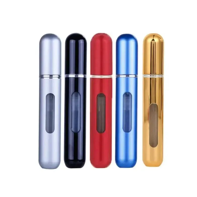 1/5Pcs 8/10ml Portable Mini Refillable Perfume Bottle With Spray Scent Pump Empty Cosmetic Containers Atomizer Bottle For Travel
