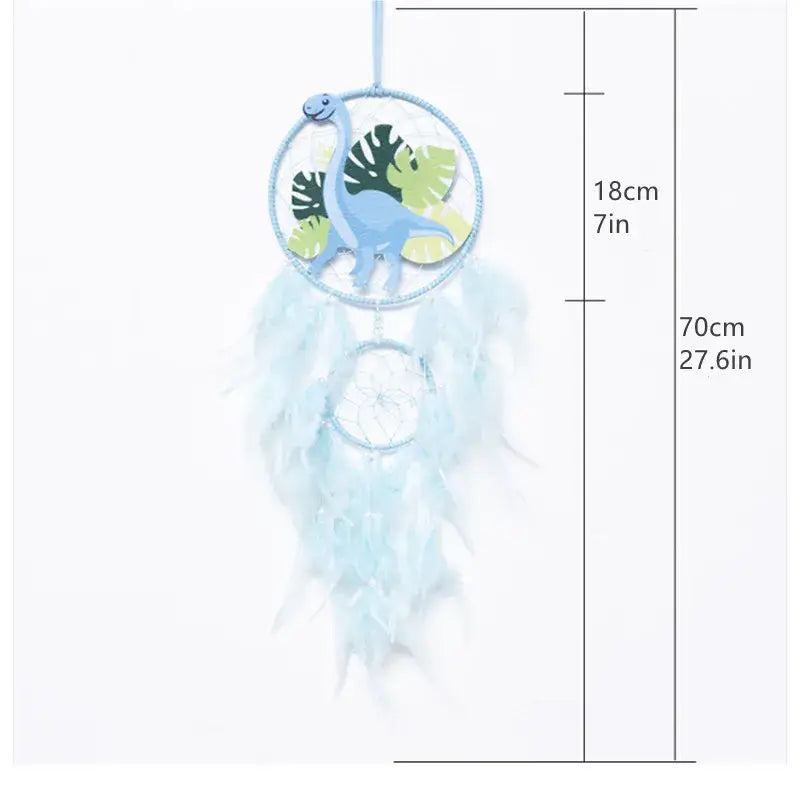 Animals Dinosaur Dream Catchers Wall Decor for Kids Children Room Cute Crocodile Horse Catcher Hanging Ornament Home Accessories