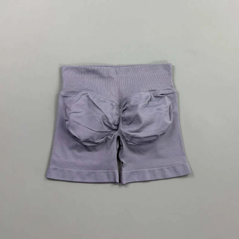 HISTELLO Women’s Seamless Scrunch Workout Shorts
