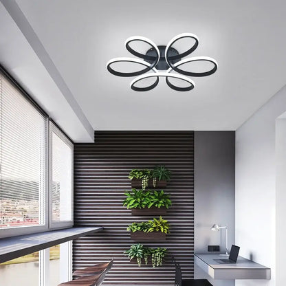 Vinilky Dimmable LED Ceiling or Pendant Light, Black or Gold