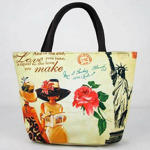 Souvenirs Hand Bags In Canvas From Journey Collection.