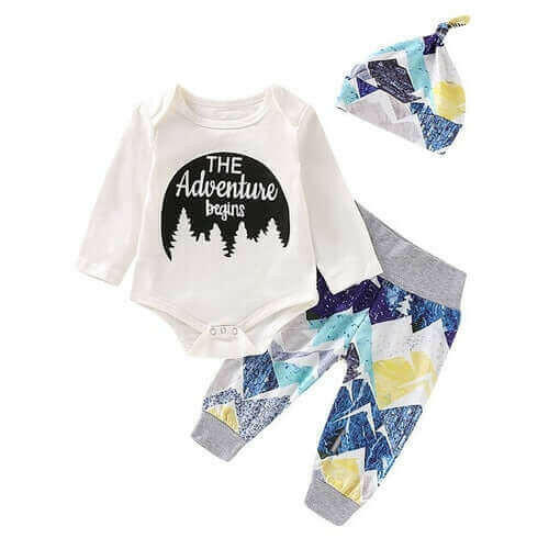 Spring Autumn Toddler Kids Baby Boy Girl Clothes.