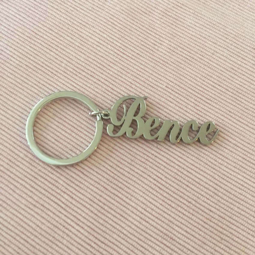Stainless Steel Custom Any Name Keychain