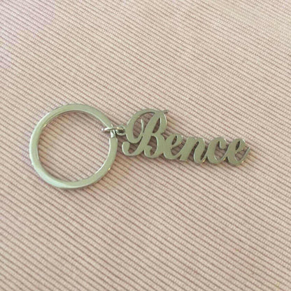 Stainless Steel Custom Any Name Keychain.