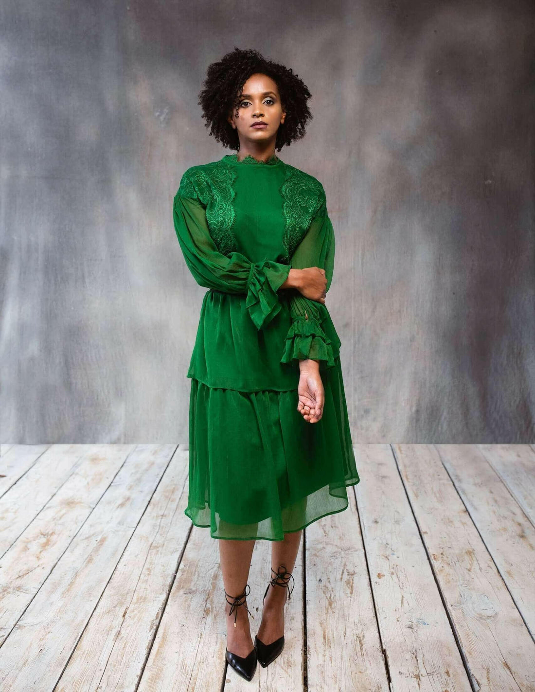Green Lace Dress BethAle London