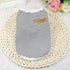 Summer Pet Dog Clothes Cotton Striped Vest t shirt