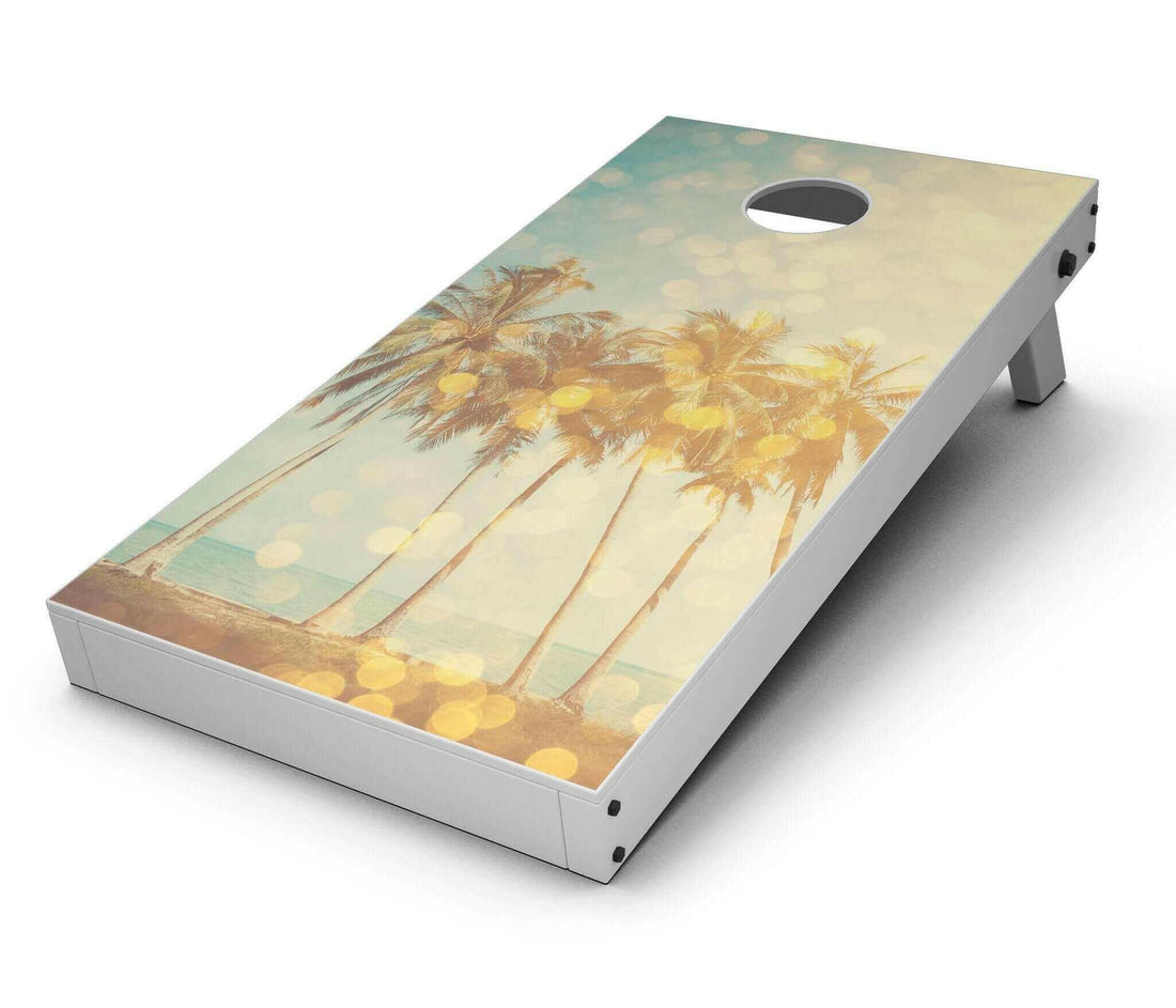 Sun-Kissed Day V2 CornHole Board Skin Decal Kit
