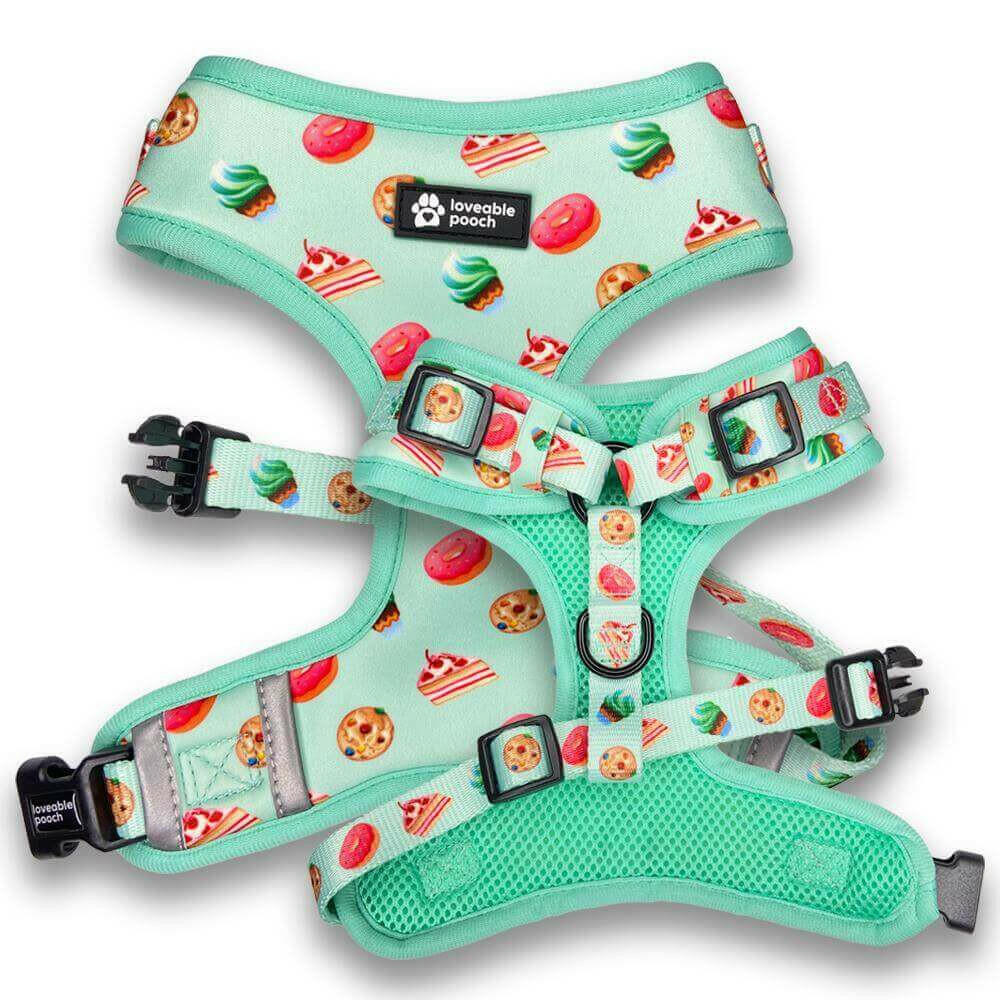 Sweet Treats Dog Harness &amp; Leash Set