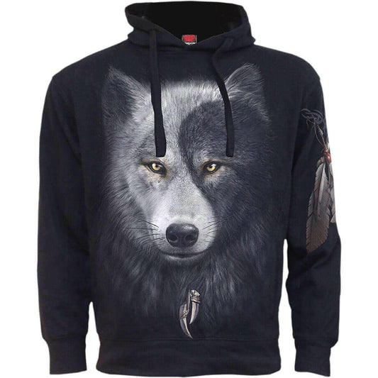 WOLF CHI - Side Pocket Hoody Black.