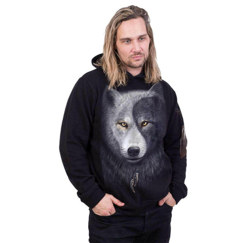 WOLF CHI - Side Pocket Hoody Black.