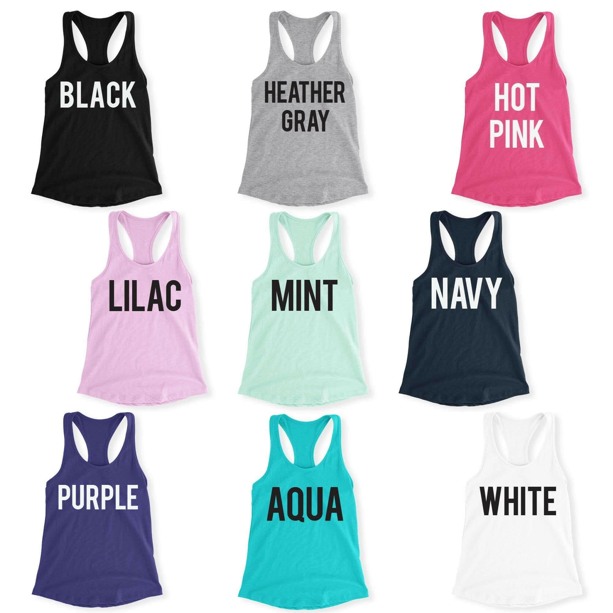 CUSTOM TANK TOP Pick Style & Print Color.