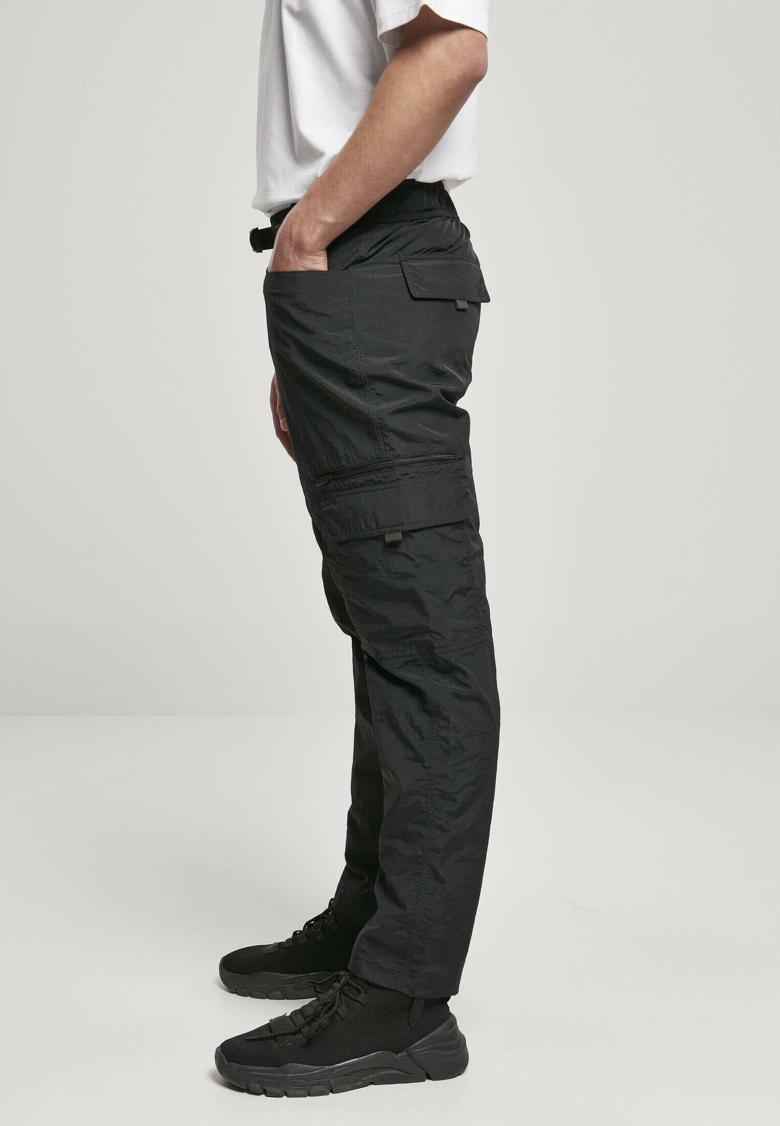 Adjustable Nylon Cargo Pants.