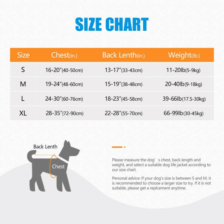 Dog Inflatable Swimsuit Easy to Carry Pet Life Jacket with Pump, Size:.