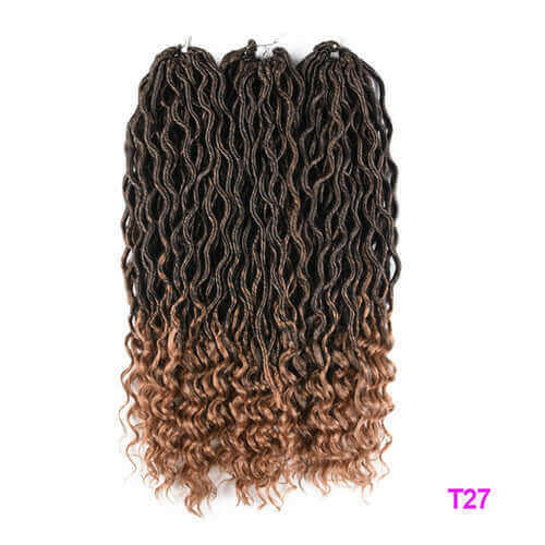 Tomo 20 Inch Goddess Faux Locs Crochet Hair Extensions Synthetic Soft