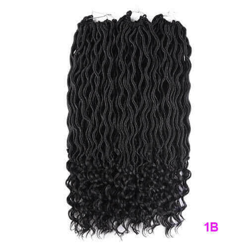 Tomo 20 Inch Goddess Faux Locs Crochet Hair Extensions Synthetic Soft