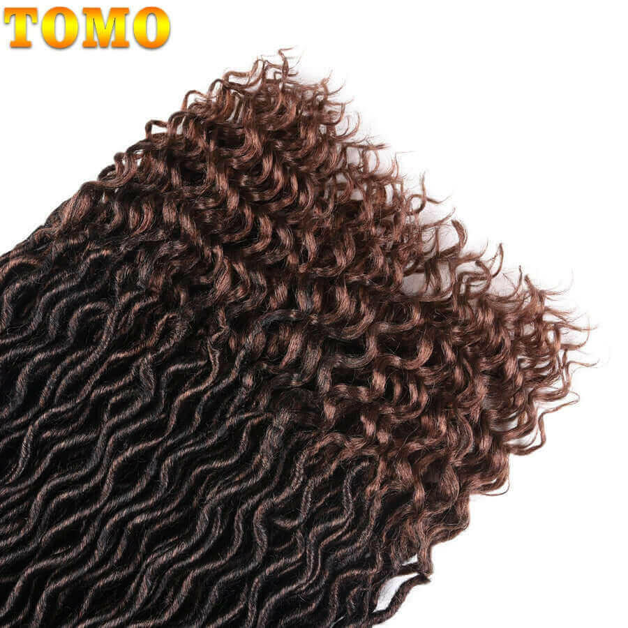 Tomo 20 Inch Goddess Faux Locs Crochet Hair Extensions Synthetic Soft.