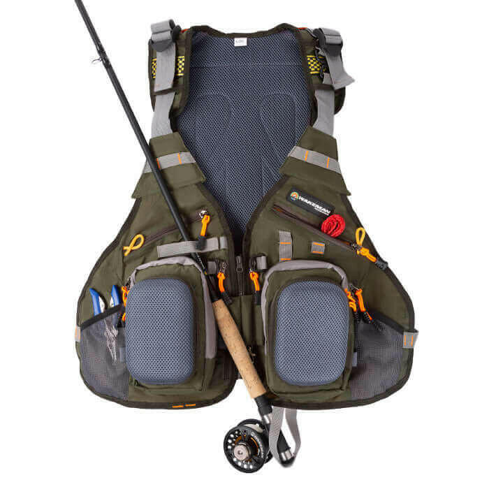 Wakeman 80-FSH5042 16 Pocket Fishing Vest.