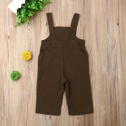 Kid's Cotton Overalls.