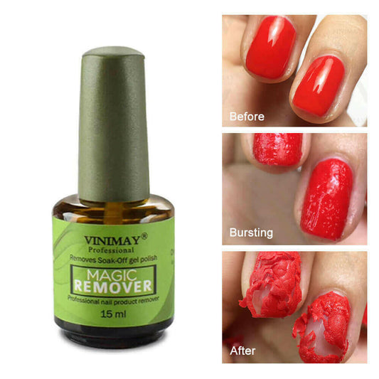 UV LED Gel Nail Polish Burst Magic Remover Soak.