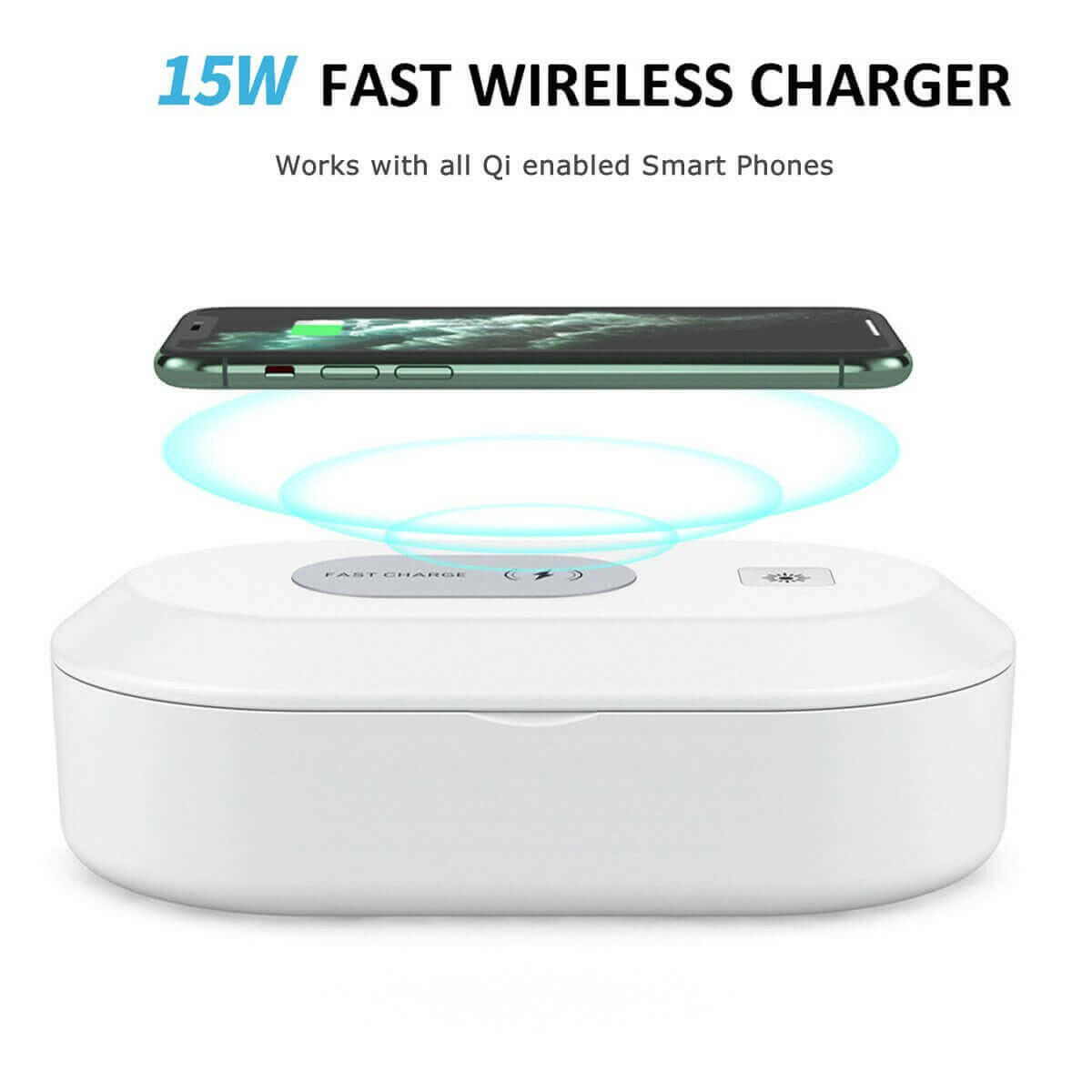 SaniCharge II is a 3 in 1 Sanitize And Charge Your Cell Phone Also