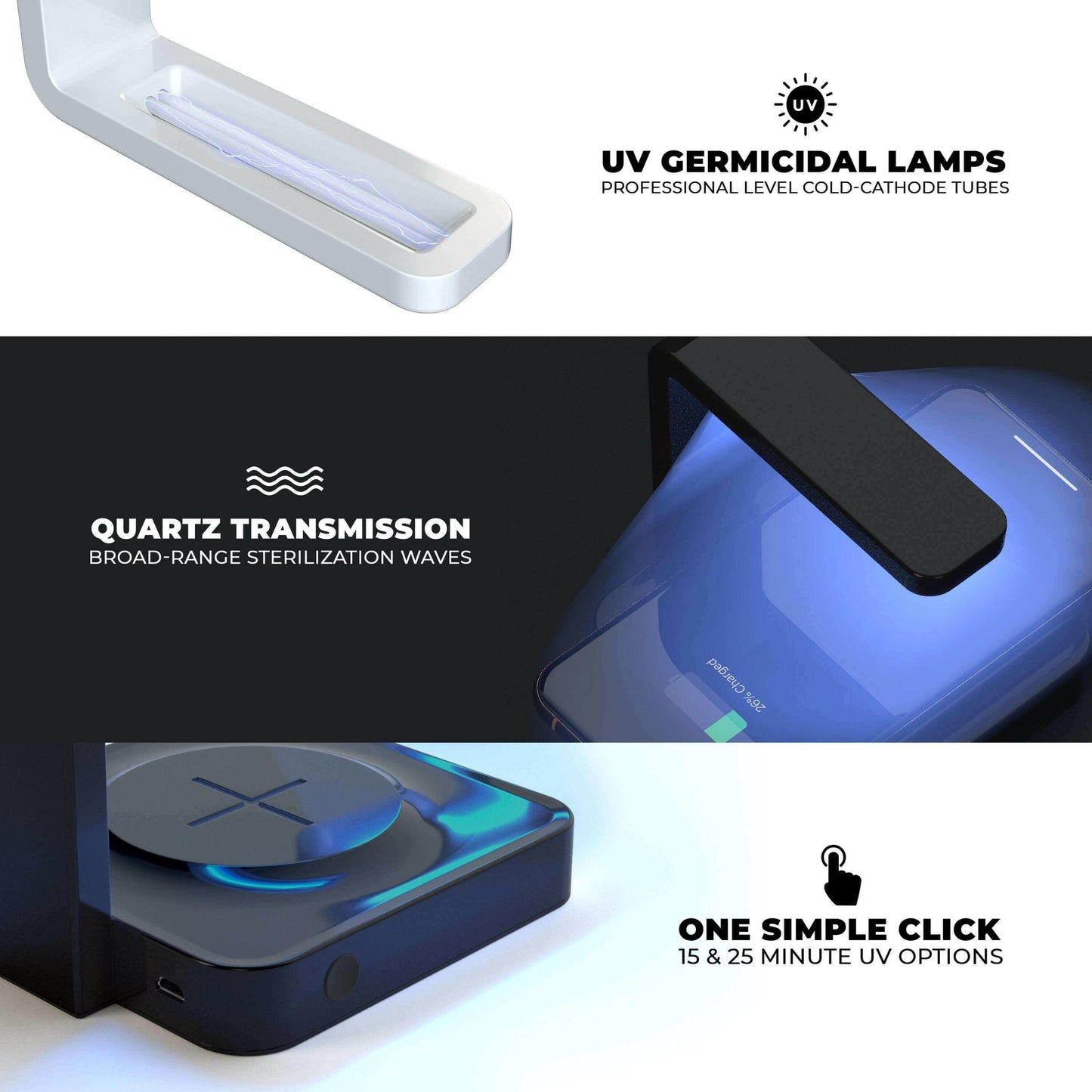 Holographic Swerve V1 UV Germicidal Sanitizing Sterilizing Wireless.