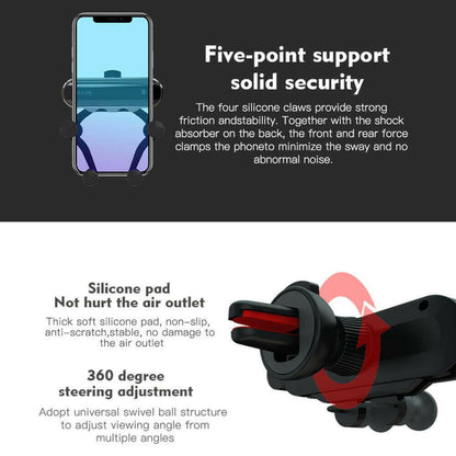 Universal Air Vent Car Mount Gravity Auto Grip Car.