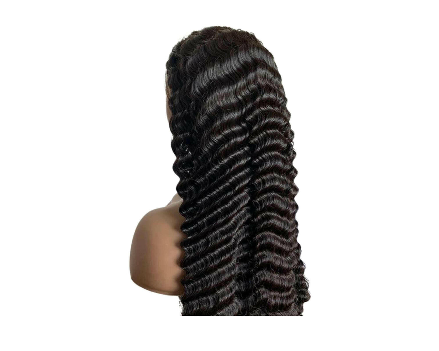 13x4 HD Transparent Lace Frontal Loose Deep Wave Human Hair Wigs 200%.