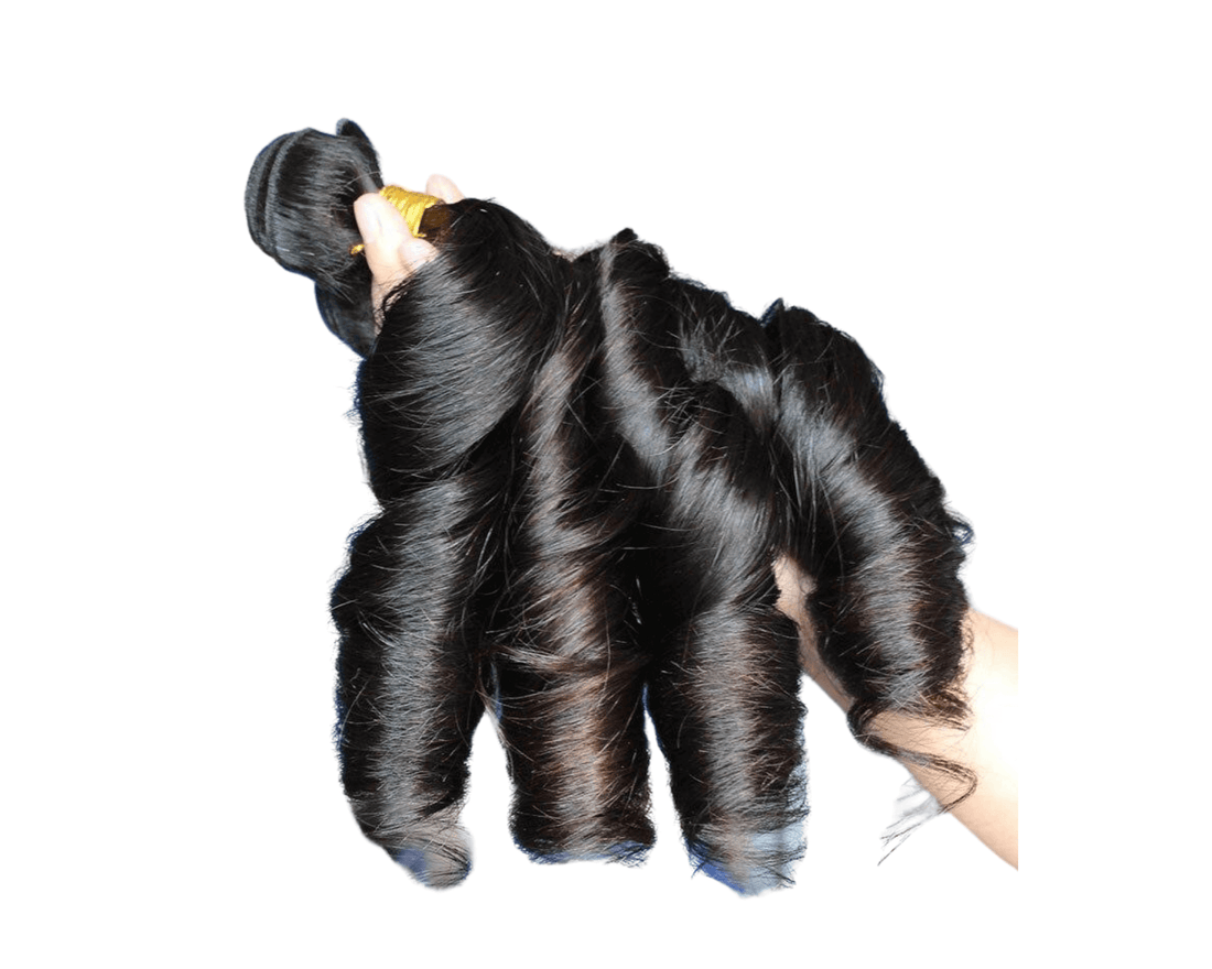 10A Grade 3/4 Romance Curl Fumi Human Hair bundles with 4x4 Closures &amp;