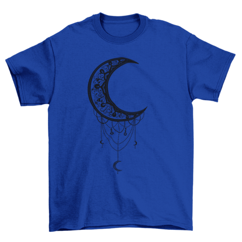 Illustrated moon t-shirt.