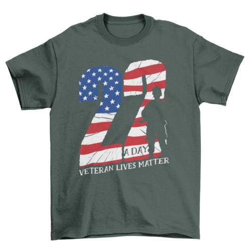 Veteran quote t-shirt