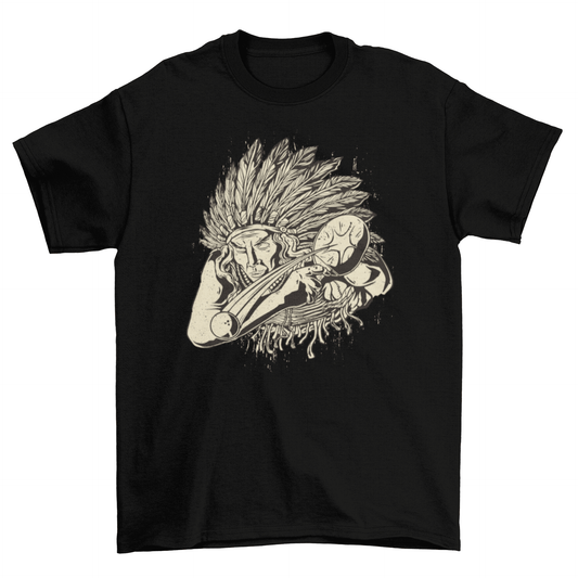 Ping pong Native American t-shirt de.