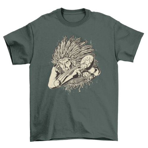 Ping pong Native American t-shirt de.