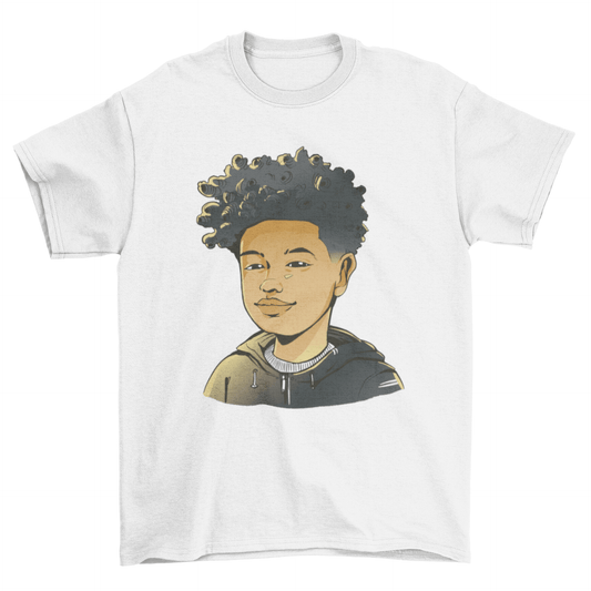 African american boy t-shirt