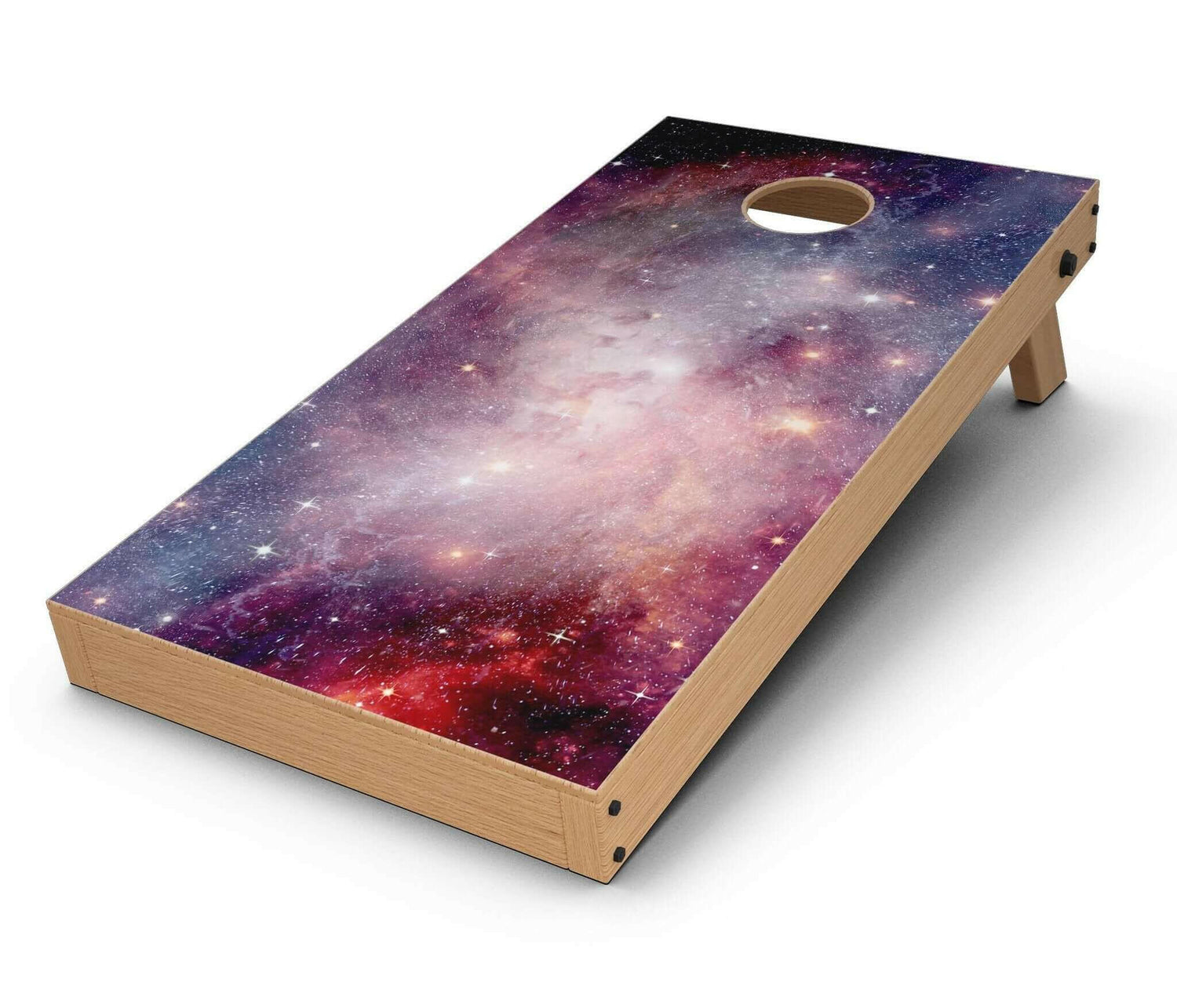 Vibrant Space CornHole Board Skin Decal Kit