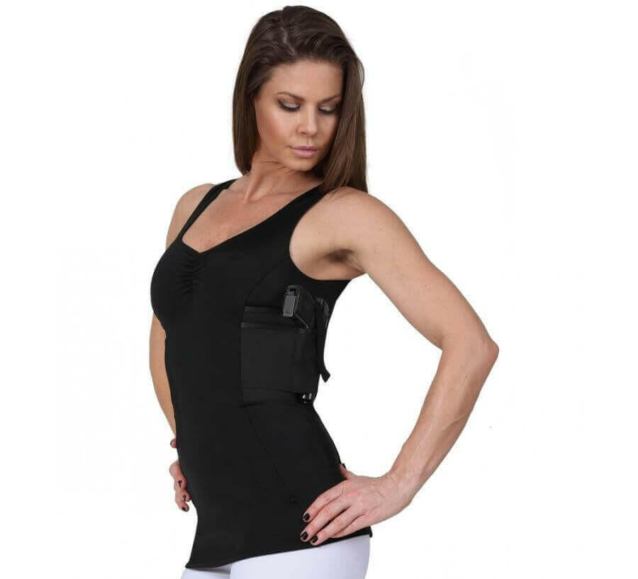 I.S.Pro Tactical Women Compression Concealed Carry Holster Shirred