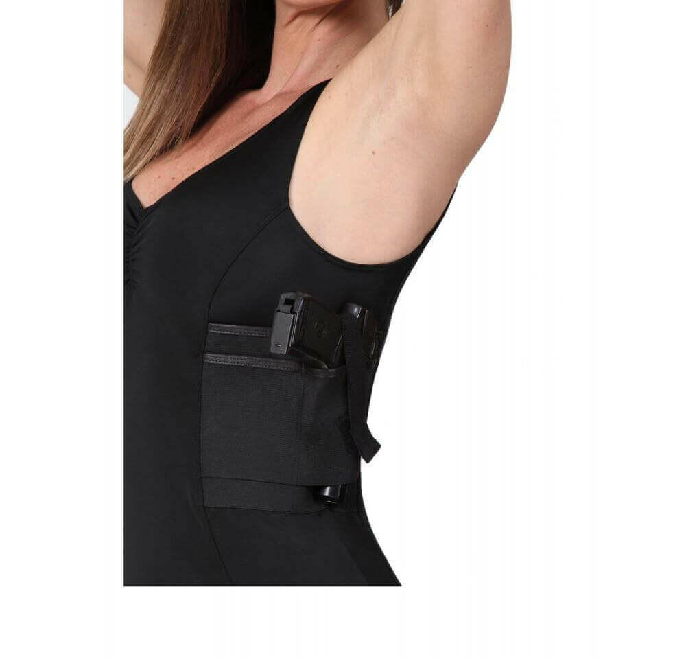 I.S.Pro Tactical Women Compression Concealed Carry Holster Shirred