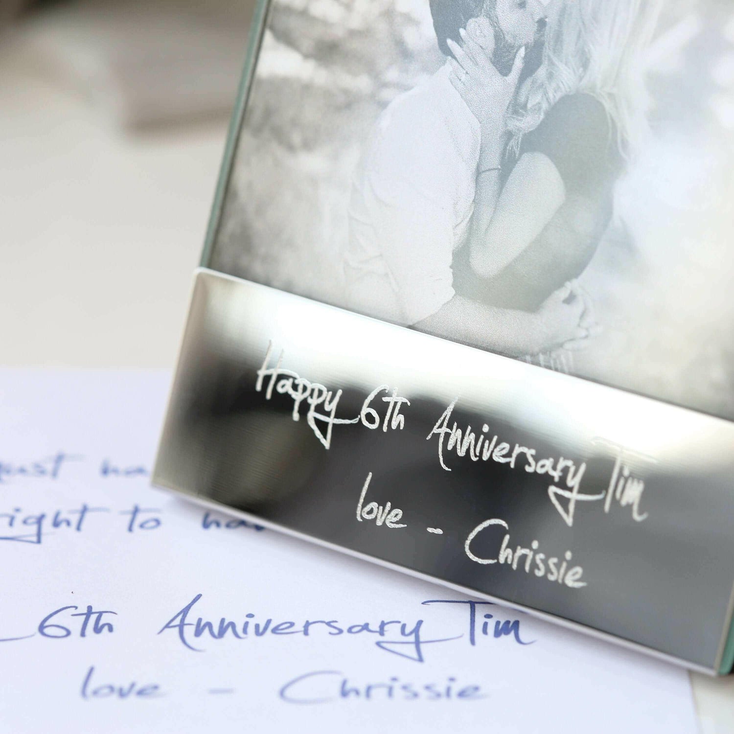 Handwriting Engraving Photo Frame
