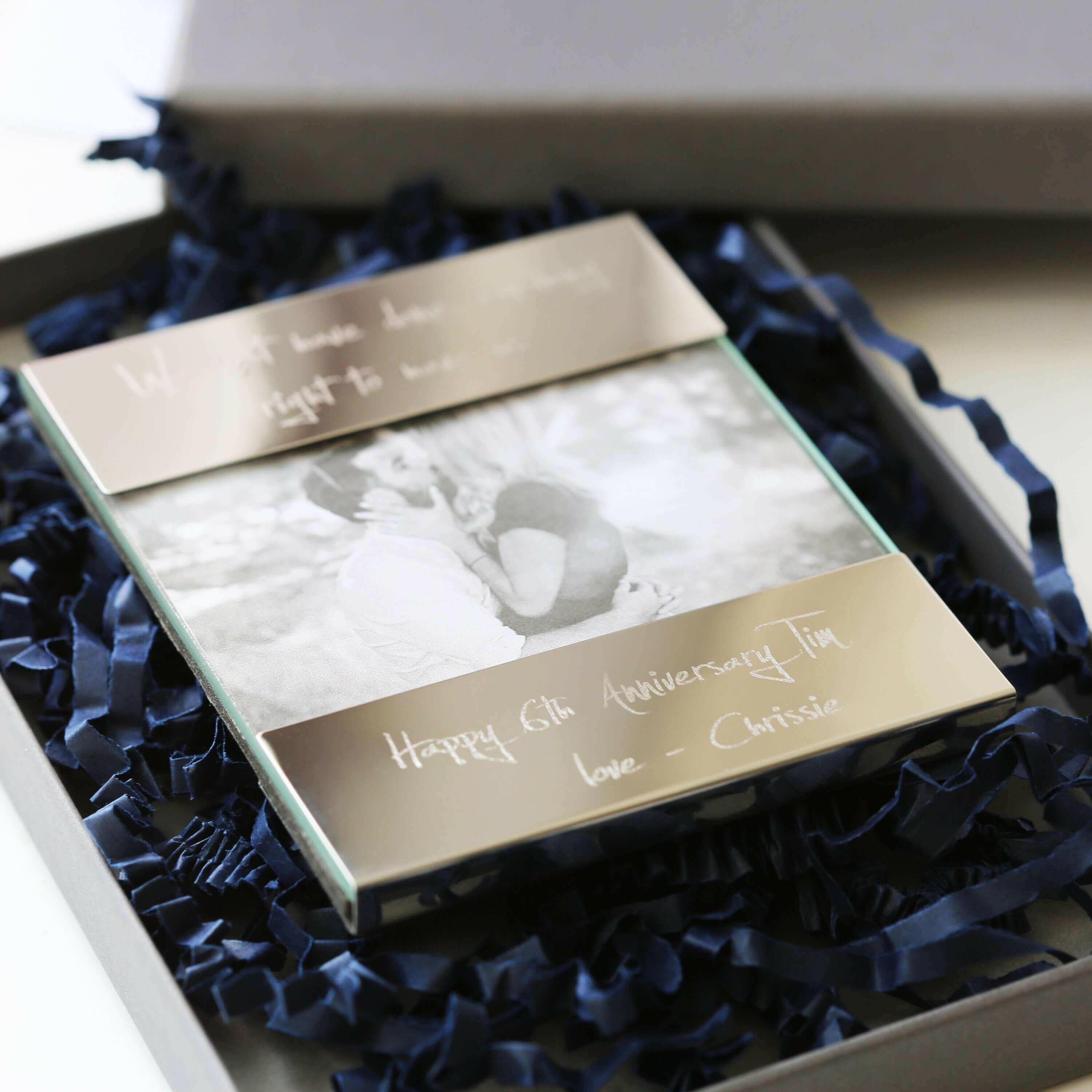 Handwriting Engraving Photo Frame.