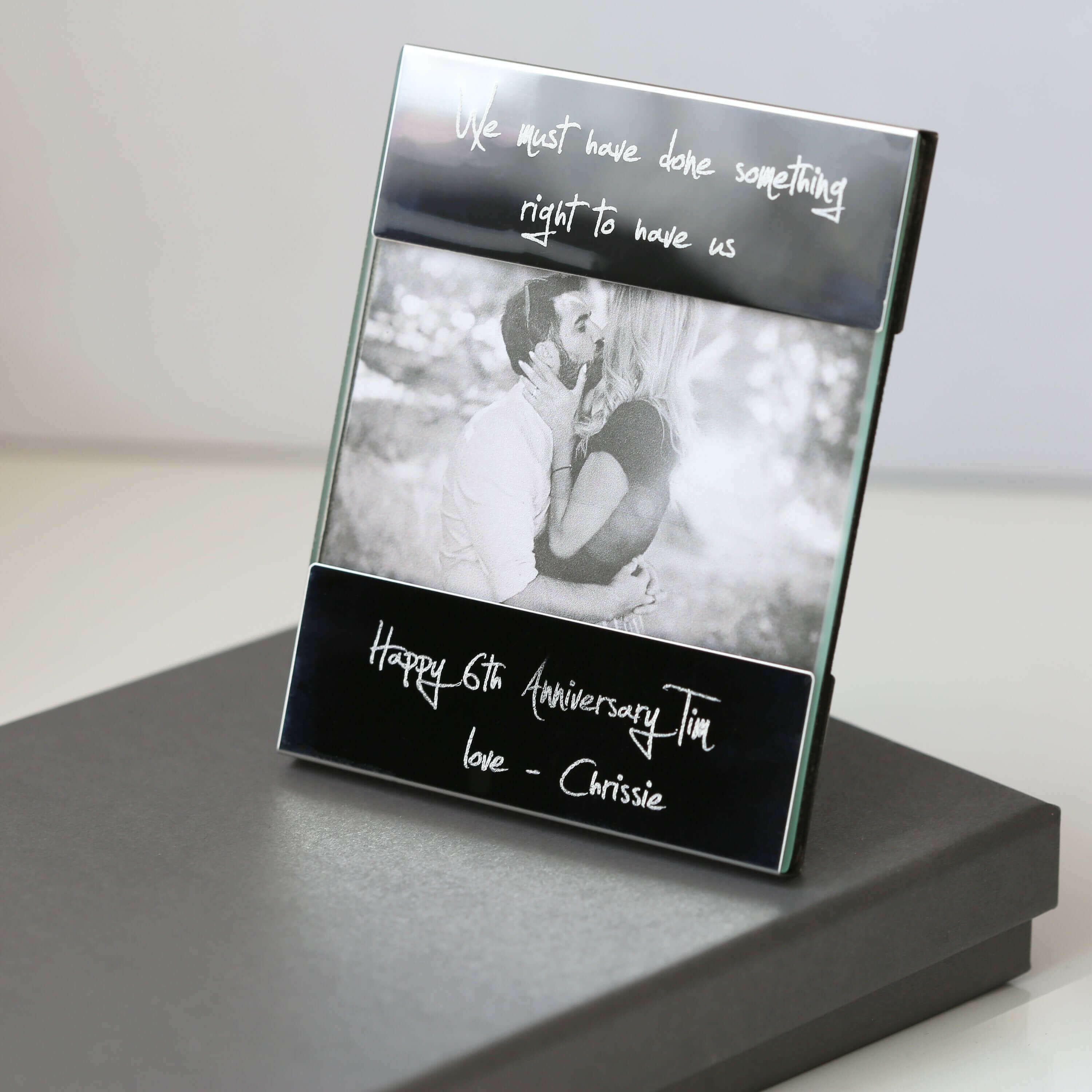 Handwriting Engraving Photo Frame.