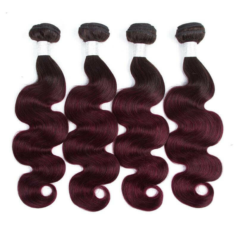 BeuMax 1B/99J Body Wave BUNDLES with CLOSURES & FRONTALS.