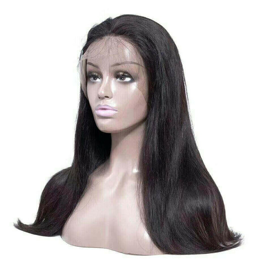 Straight Hair 13x6 Transparent Lace Frontal Brazilian Human Hair Wigs.